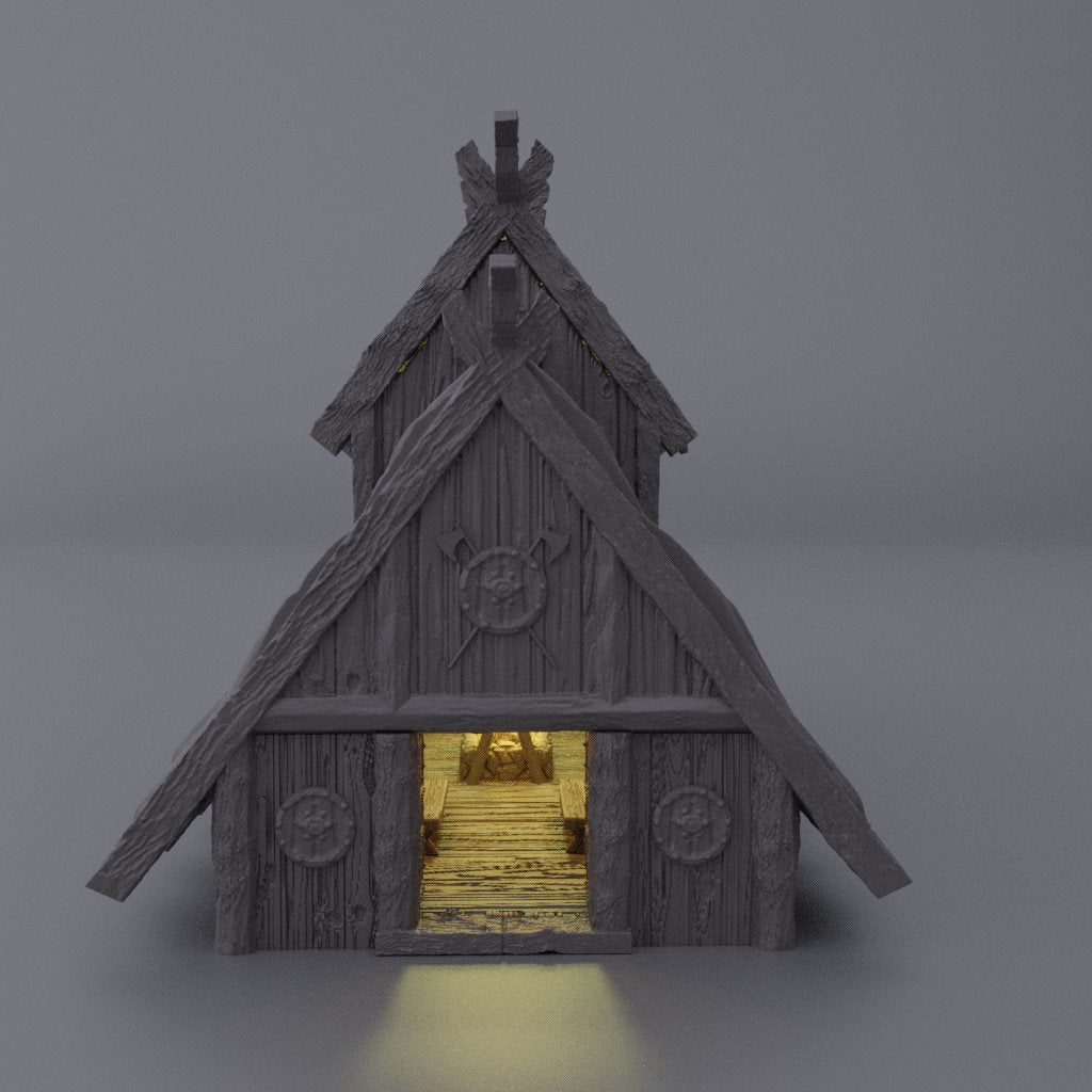 Viking MeadHouse | D&D TTRPG Playable 3D Printed Building Terrain Scenery | MiniatureLand