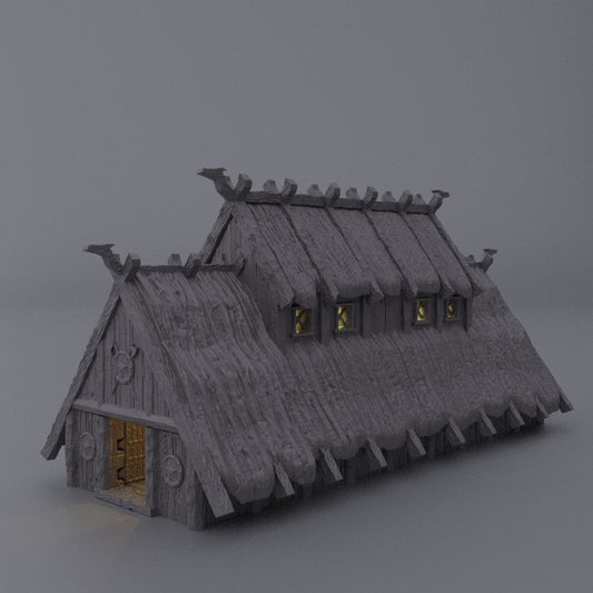 Viking MeadHouse | D&D TTRPG Playable 3D Printed Building Terrain Scenery | MiniatureLand