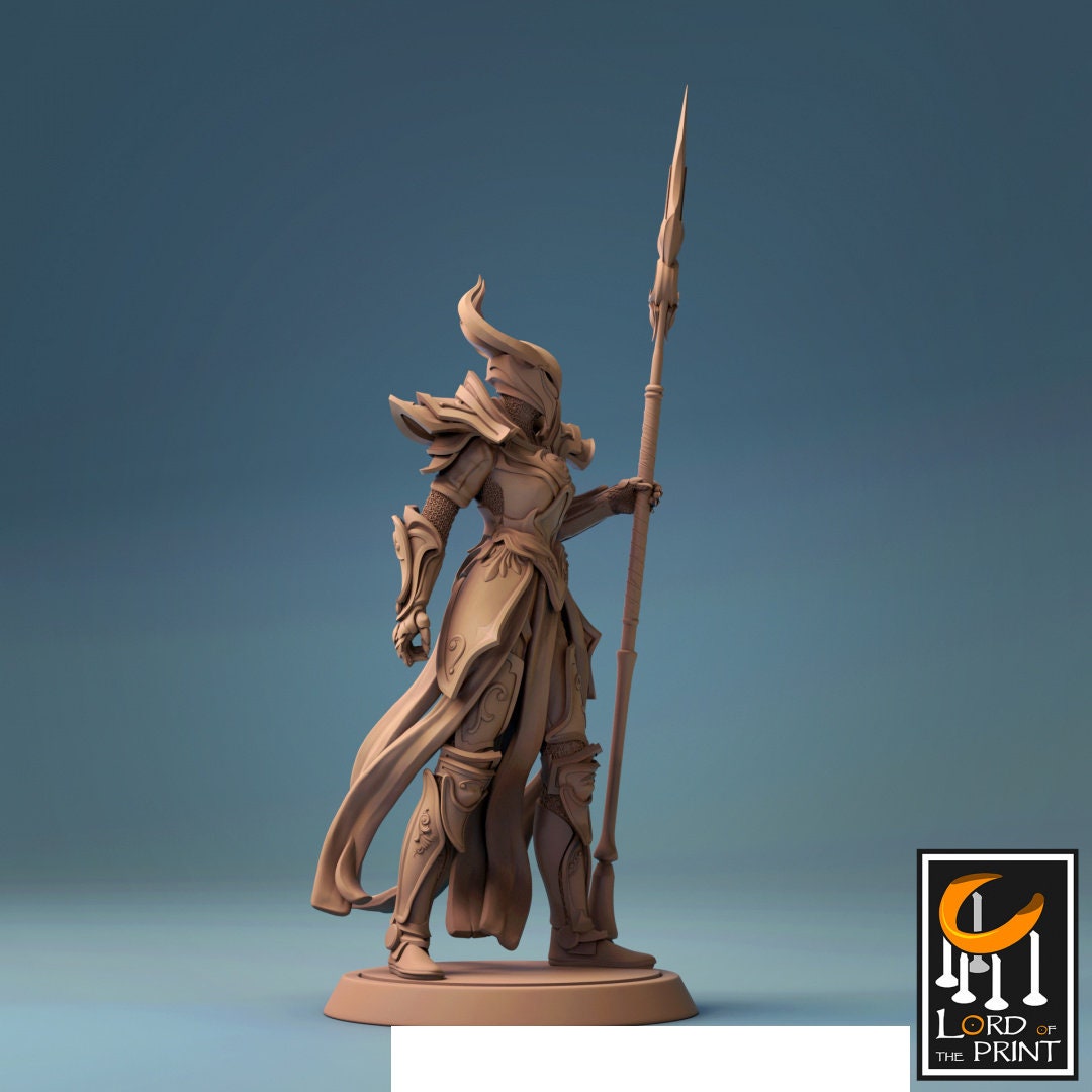 Celestial Guardian | TABLETOP SCALE | TTRPG D&D Miniature | Rescale Miniatures