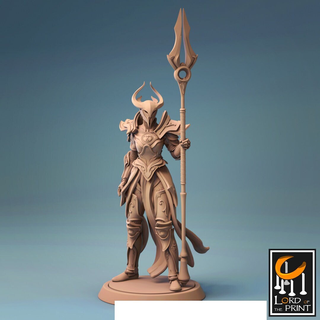 Celestial Guardian | TABLETOP SCALE | TTRPG D&D Miniature | Rescale Miniatures