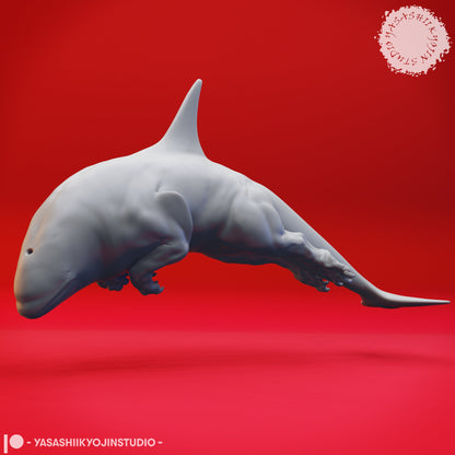 Akhlut | TABLETOP SCALE | D&D TTRPG Monster Miniature | Yasashii Kyojin Studio