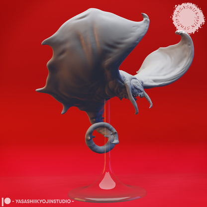 Cloaker | TABLETOP SCALE | D&D TTRPG Monster Miniature | Yasashii Kyojin Studio