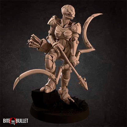 Warforged Ranger | TTRPG Miniature | Bite the Bullet | Unpainted, Unplated Resin 8k