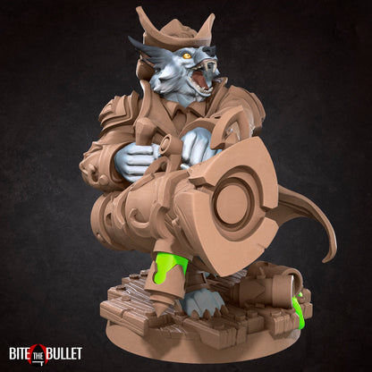 Werewolf Ranger | TABLETOP SCALE | D&D TTRPG Miniature | Bite the Bullet