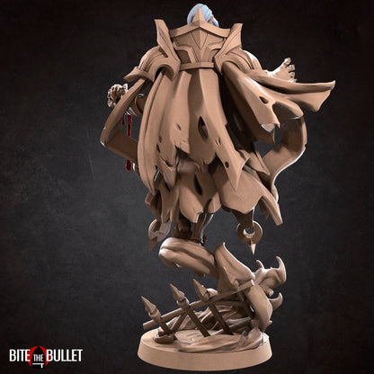 Vampire Warlock | TABLETOP SCALE | D&D TTRPG Miniature | Bite the Bullet | Unpainted, Unplated Resin 8k