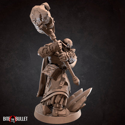 Genasi Cleric | TABLETOP SCALE | D&D TTRPG Miniature | Bite the Bullet