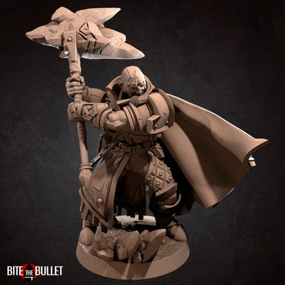 Genasi Cleric | TABLETOP SCALE | D&D TTRPG Miniature | Bite the Bullet