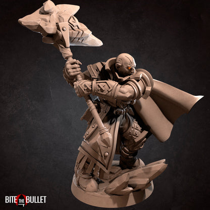 Genasi Cleric | TABLETOP SCALE | D&D TTRPG Miniature | Bite the Bullet