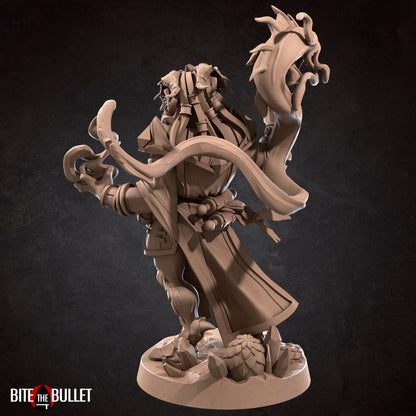 Dragonborn Wizard | TABLETOP SCALE | D&D TTRPG Miniature | Bite the Bullet