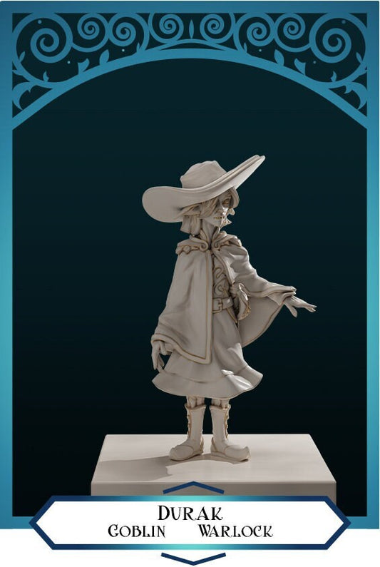 Goblin Warlock | D&D TTRPG Miniature | DnD Is A Woman | NO BASE