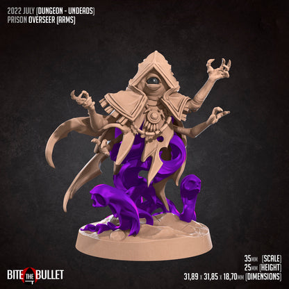 Prison Overseer | TABLETOP SCALE | D&D TTRPG Pathfinder Miniature | Bite the Bullet