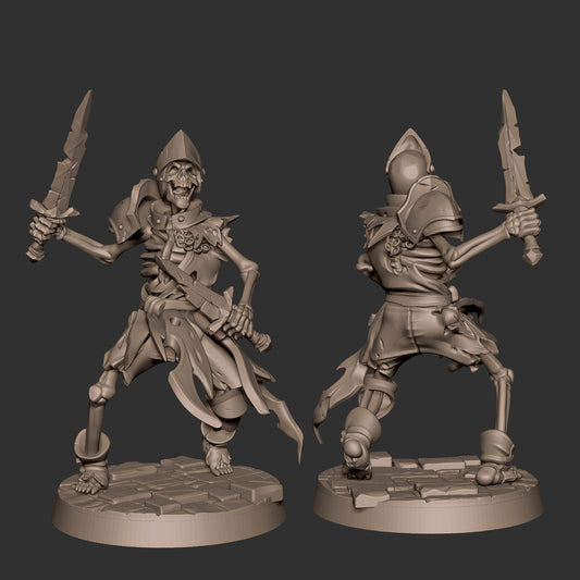 Skeletons | TABLETOP SCALE | D&D TTRPG Pathfinder Miniature | Bite the Bullet
