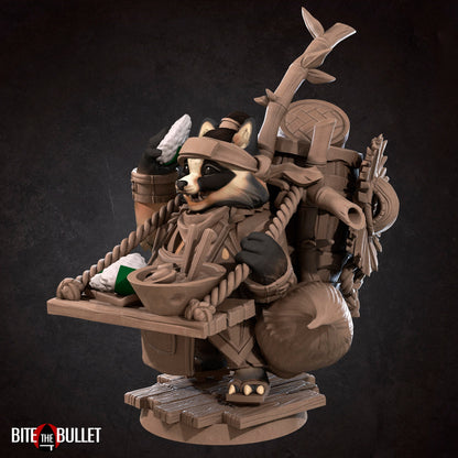 Tanuki Ramen Shop Owner | Tabletop Scale | DnD TTRPG Miniature | Bite the Bullet