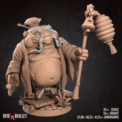 Temple Protector | TABLETOP SCALE | D&D TTRPG Miniature | Bite the Bullet | Unpainted, Unplated Resin 8k
