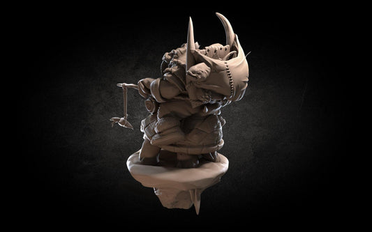 Walrus Warrior | TABLETOP SCALE | D&D TTRPG Miniature | Bite the Bullet | Unpainted, Unplated Resin 8k