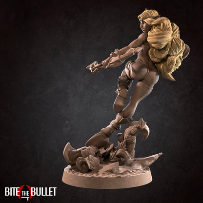 Exxotic Lenore, Beautiful Huntress | Pinup SFW NSFW Model Miniature | Bite the Bullet