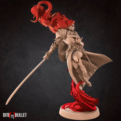 Exxotic Morgana, Bullet Dark Souls | Pinup SFW NSFW Model Miniature | Bite the Bullet