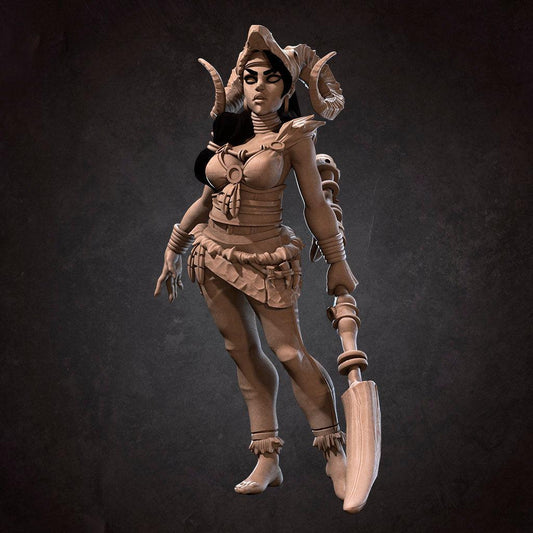 Exotic Rebeca | Pinup SFW NSFW Model Miniature | Bite the Bullet