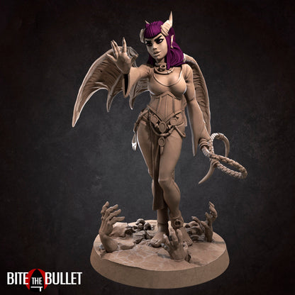 Exxotic Scarlet Succubus | Pinup SFW NSFW Model Miniature | Bite the Bullet