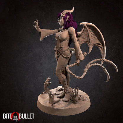 Exxotic Scarlet Succubus | Pinup SFW NSFW Model Miniature | Bite the Bullet