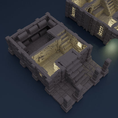 Medieval Bank | D&D TTRPG Playable 3D Printed Building Terrain Scenery | MiniatureLand