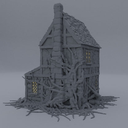 Corrupted Farm House | D&D TTRPG Playable 3D Printed Building Terrain Scenery | MiniatureLand