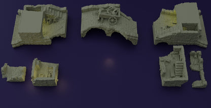 Abandoned Patrol Bridge | Playable 3D Printed Building | MiniatureLand