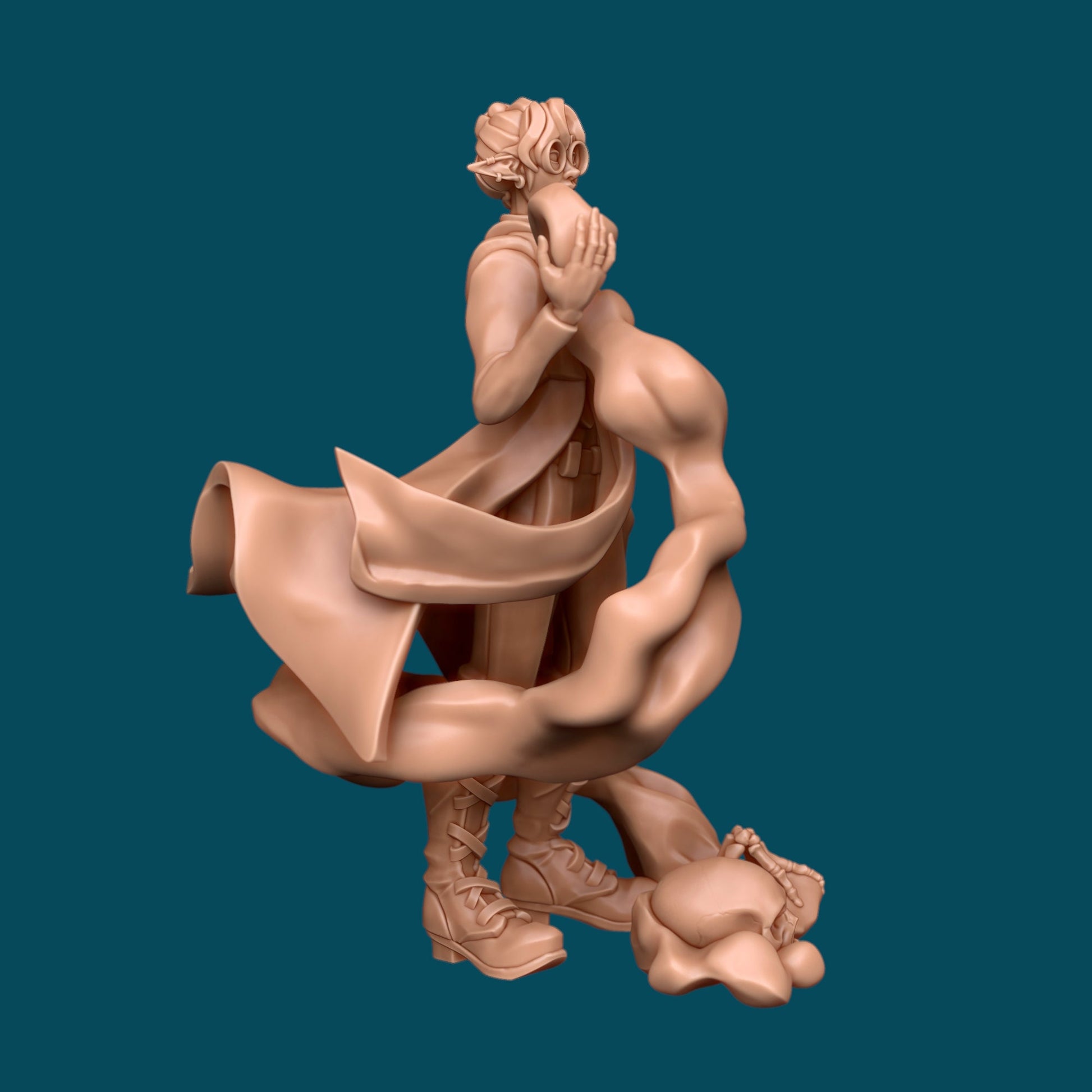 Saraanshi, a stylish necromancer | D&D TTRPG Miniature | Awkward Penguin Minis