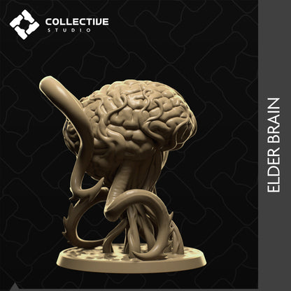 Elder Brain Monster, Eldritch Pool | Tabletop Gaming Mini or Display Figure | Collective Studio
