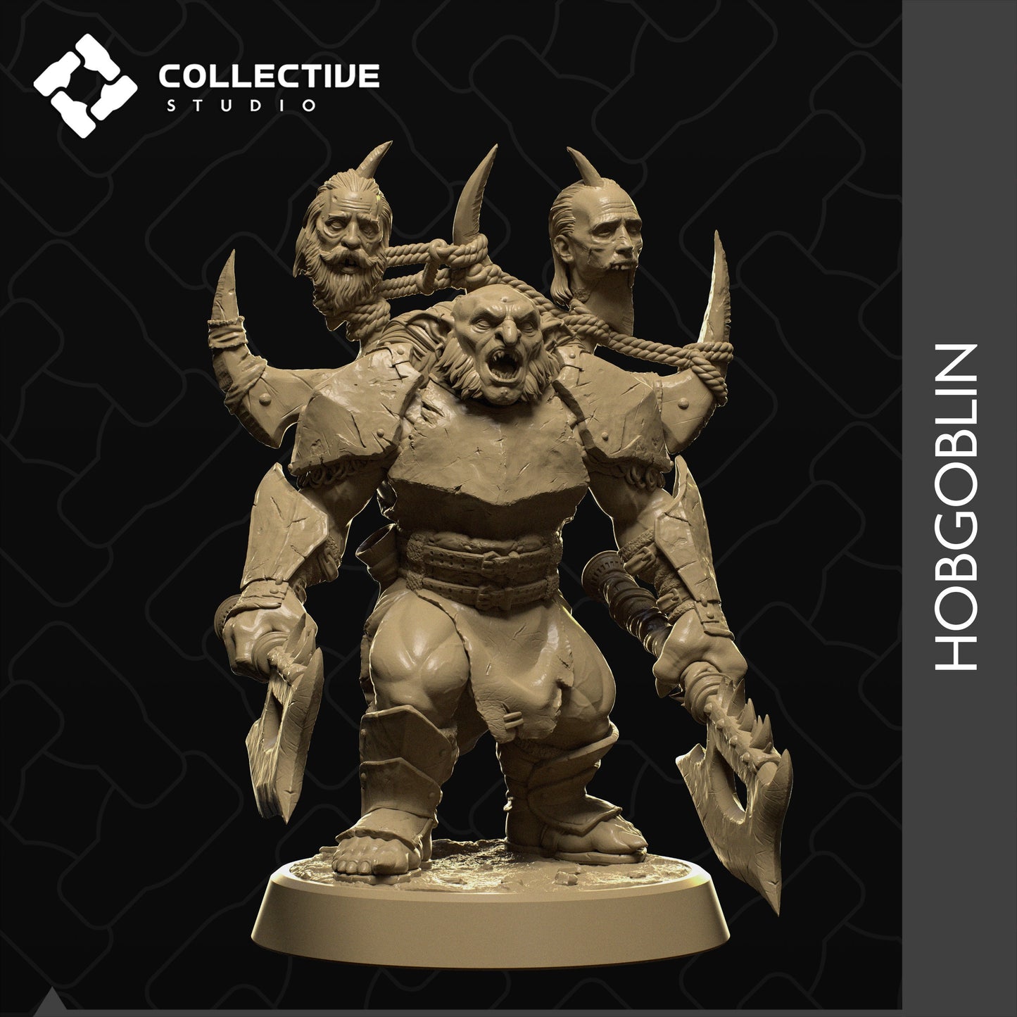 Hobgoblin Headhunter | D&D Tabletop Gaming Mini or Display Figure | Collective Studio
