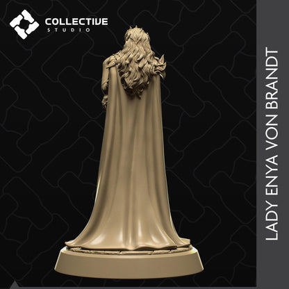 Lady Enya Von Brandt, the Dragoness | Tabletop Gaming Mini or Display Figure | Collective Studio