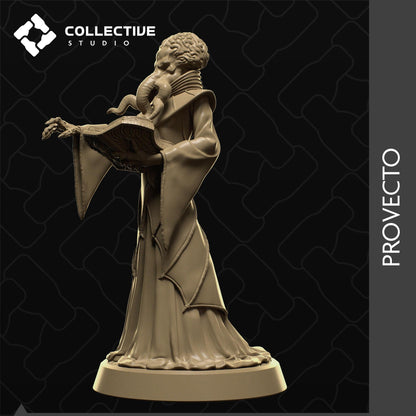 Provecto, Mind Flayer, Eldritch Horror | Tabletop Gaming Mini or Display Figure | Collective Studio
