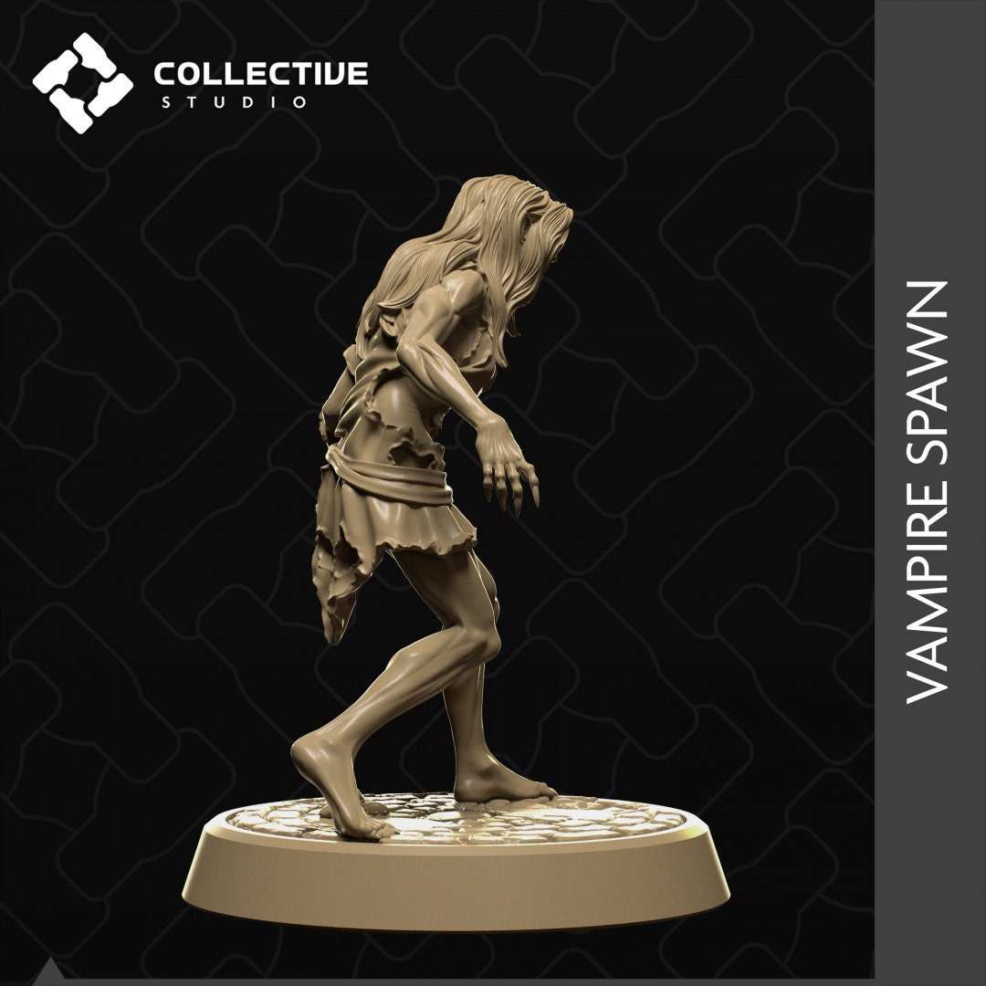 Vampire Spawn, Monster | Tabletop Gaming Mini or Display Figure | Collective Studio