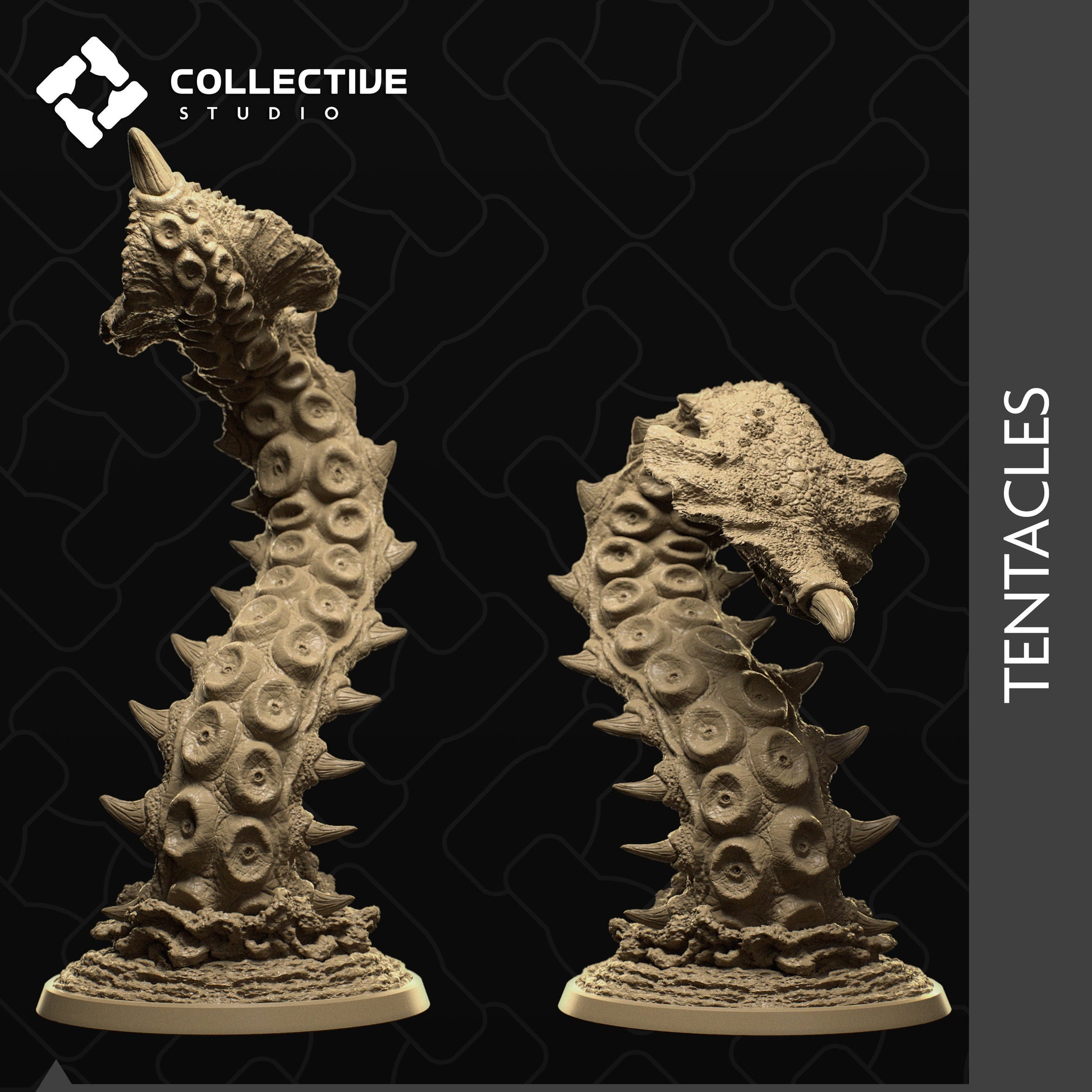 Kraken, Giant Sea Monster | D&D Tabletop Gaming Mini or Display Figure | Collective Studio