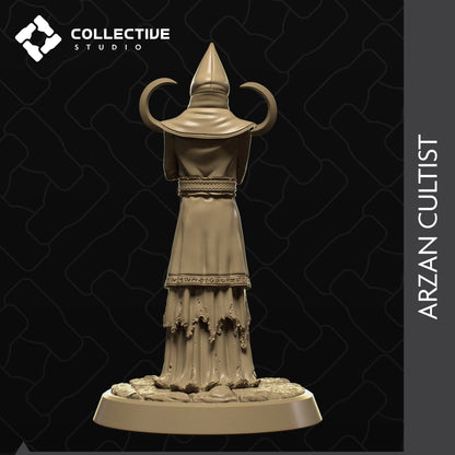 Arzan Cultist | Tabletop Gaming Mini or Display Figure | Collective Studio