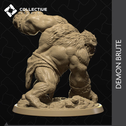 Demon Brute | Tabletop Gaming Mini or Display Figure | Collective Studio