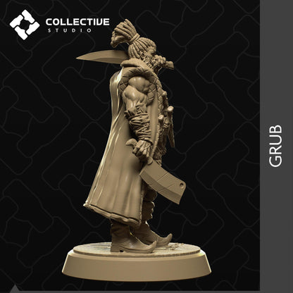 Grub, Pirate Chef | Tabletop Gaming Mini or Display Figure | Collective Studio