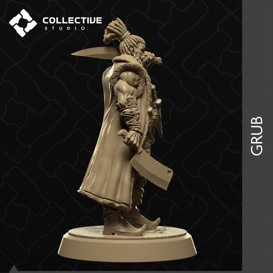 Grub, Pirate Chef | Tabletop Gaming Mini or Display Figure | Collective Studio