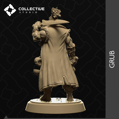 Grub, Pirate Chef | Tabletop Gaming Mini or Display Figure | Collective Studio