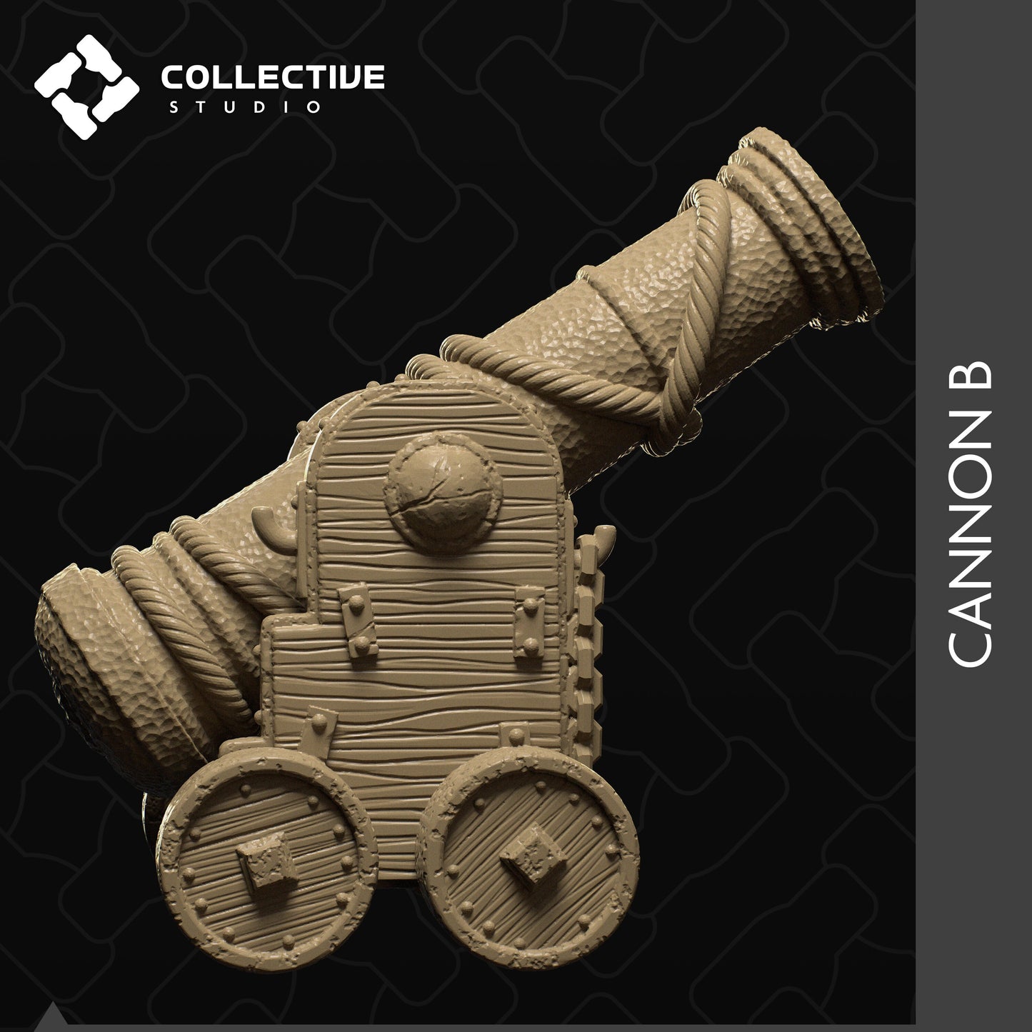Cannon | D&D Scatter Miniature | Collective Studio