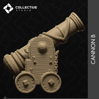 Cannon | D&D Scatter Miniature | Collective Studio