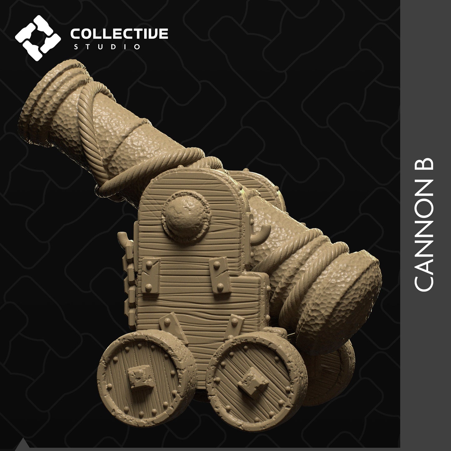 Cannon | D&D Scatter Miniature | Collective Studio