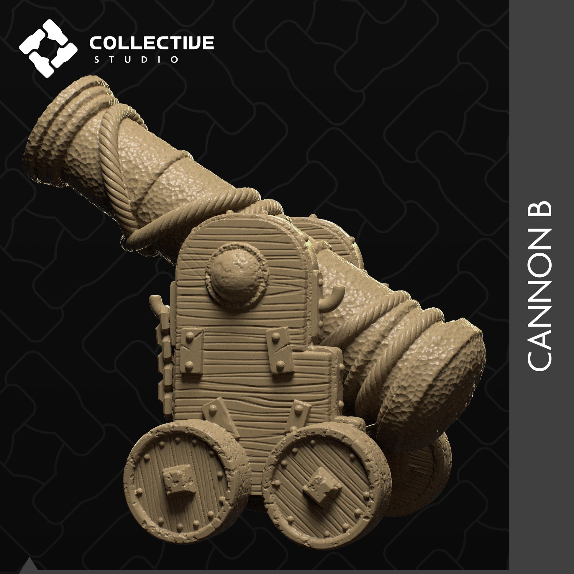 Cannon | D&D Scatter Miniature | Collective Studio