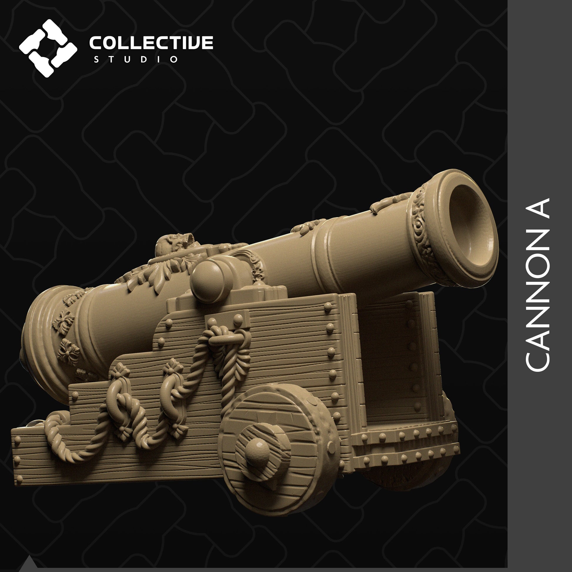 Cannon | D&D Scatter Miniature | Collective Studio