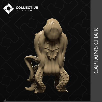 Captain Chair | D&D Scatter Miniature | Collective Studio