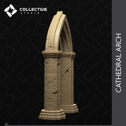 Cathedral Arch | D&D Scatter Miniature | Collective Studio