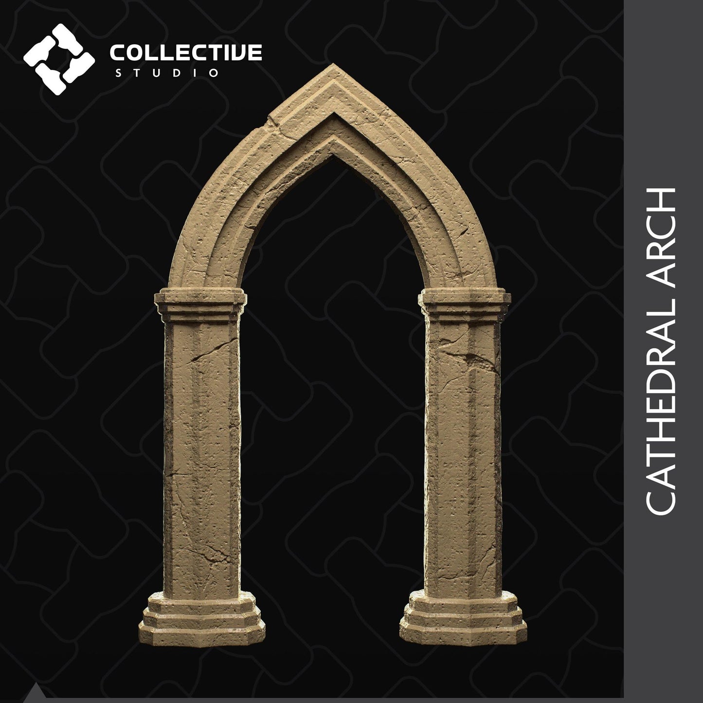 Cathedral Arch | D&D Scatter Miniature | Collective Studio