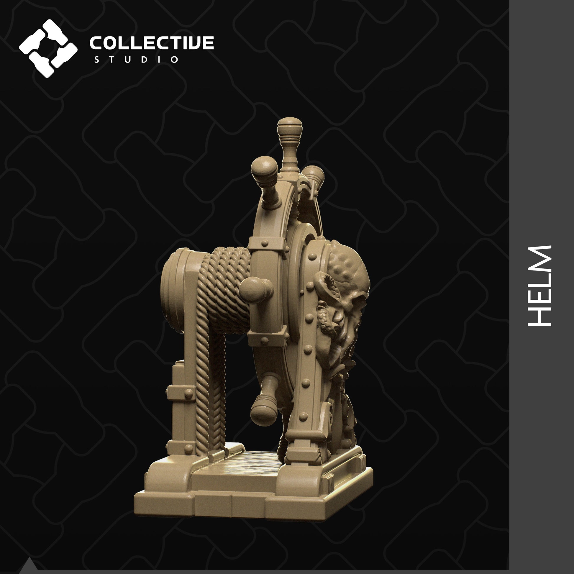 Helm | D&D Scatter Miniature | Collective Studio