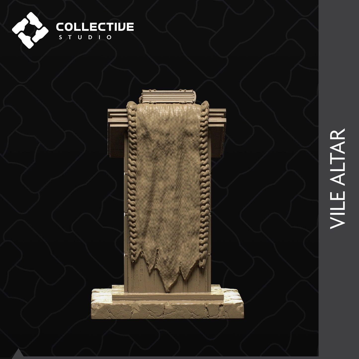 Vile Altar | D&D Scatter Miniature | Collective Studio