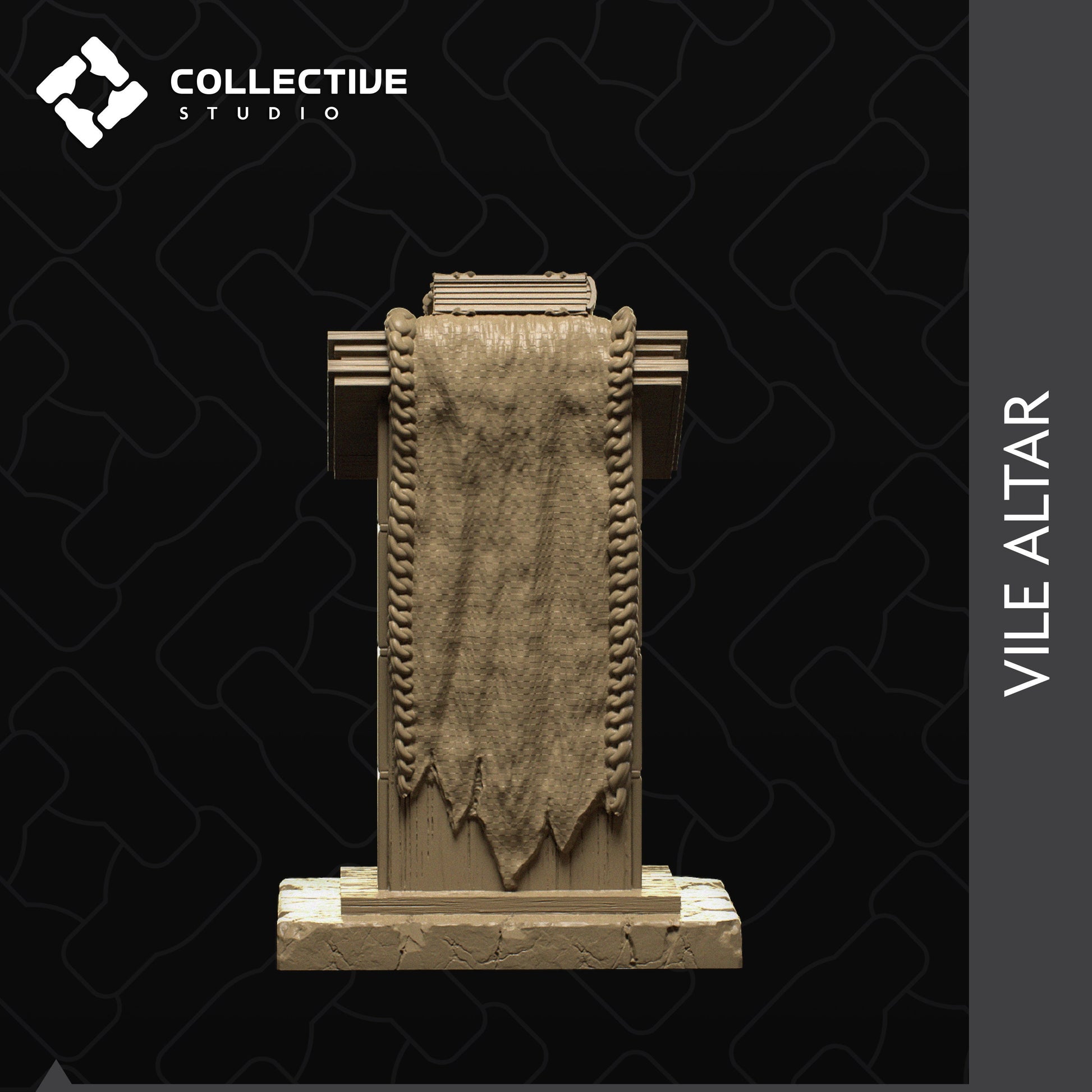 Vile Altar | D&D Scatter Miniature | Collective Studio